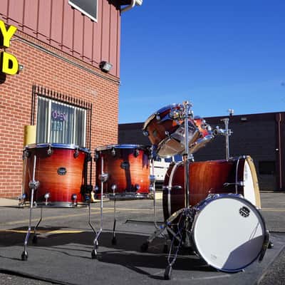 Mapex Armory Studioease 6pc Birch/Maple Shell Pack - Redwood Burst image 5