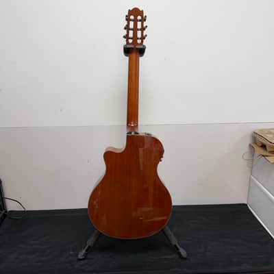 Used Yamaha NTX700 Solid Spruce Top Classical Acoustic-Electric Classical Guitar Natural image 16
