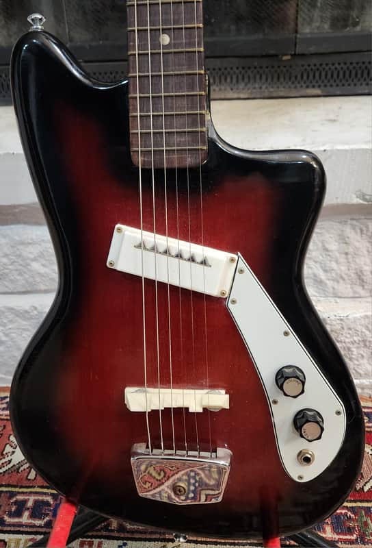 RARE! Guyatone (Heit) Bradford PU-1 Bloodburst w/ Sharktooth Pickup 1966-67 Japan image 1