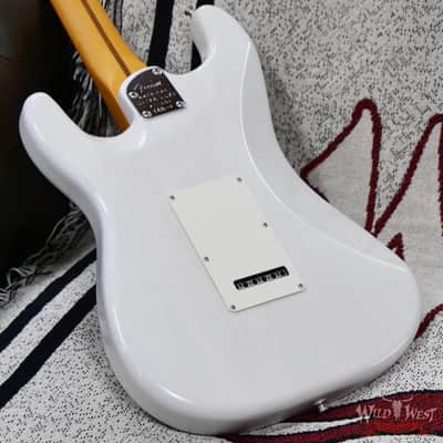 Fender American Ultra Luxe Vintage '50s Stratocaster Ash Body  Maple Fingerboard White Blonde 8.1 lbs image 12
