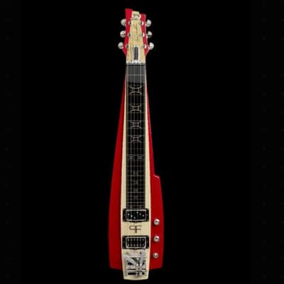 Duesenberg Alliance Series - Lap Steel - Paul Franklin Red with Case image 4