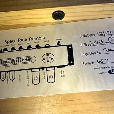 Swart Space Tone Tremelo Tuxedo 2020 image 6