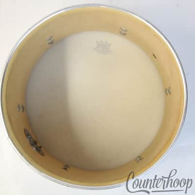 *Ludwig 13x9"White Cortex Concert Tom Drum Blue/Olive 6Ply Maple USA Vintage 80s image 7
