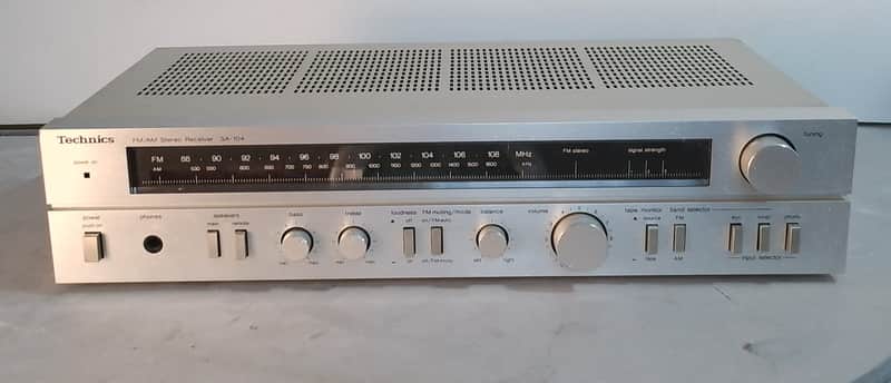 Technics SA-106 Receiver HiFi Stereo Vintage FM AM Home Audio 2 Channel image 1