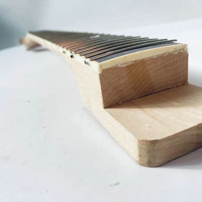 Maple Wood Guitar Neck, 24 Frets Rosewood Fretboard image 14
