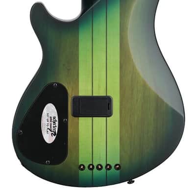 Schecter Daniel Firth Hellraiser Extreme 5 Bass Guitar Cthulu Burst image 6
