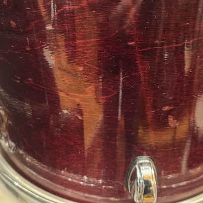 Premier XPK Drum Kit Wine Red w/ Tom Stands - 10" / 12" / 14" / 20” image 9