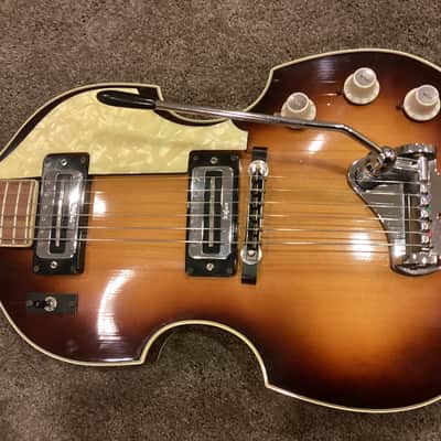Hofner 459 Violin Guitar 1967 - Violin Sunburst image 17