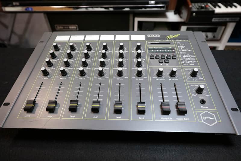 Simmons Trixer MIDI drum sound module & mixer with rack ears image 1