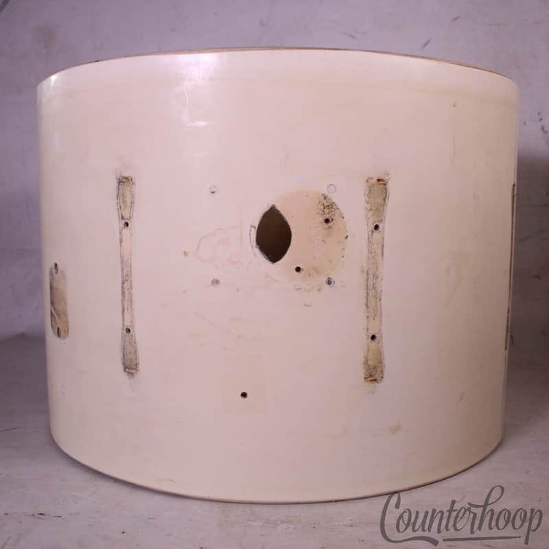 Premier 14x20"Bass Drum Shell 3Ply Birch Pre-International Vintage50s White Duro image 1