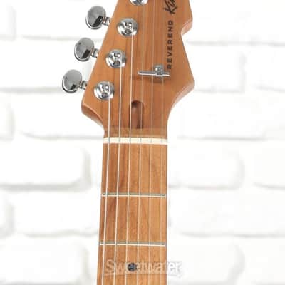 Reverend Kingbolt Air HH Electric Guitar - Black Sparkle with Maple Fingerboard (KingAirHHBSd2) image 2