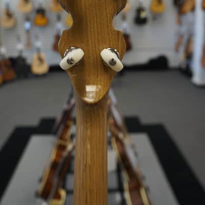 Deering White Lotus 5-String Banjo Natural image 7
