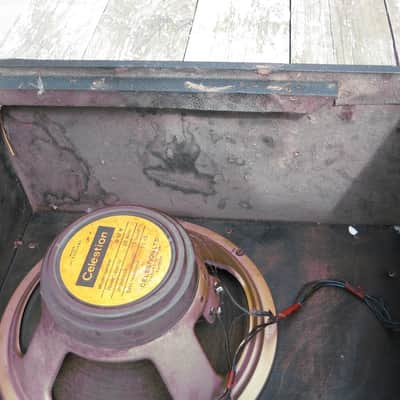 Marshall #1969 Pinstripe Cabinets with Two Matched Quads of Celestion G12M 20W T1221 Greenbacks 1967 image 6