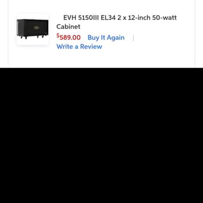 EVH 5150 III 50S 6L6 3-Channel 50-Watt Guitar Amp Head 2020 - Present - Stealth Black and EVH 5150III EL34 2 X 12 Cabinet image 5