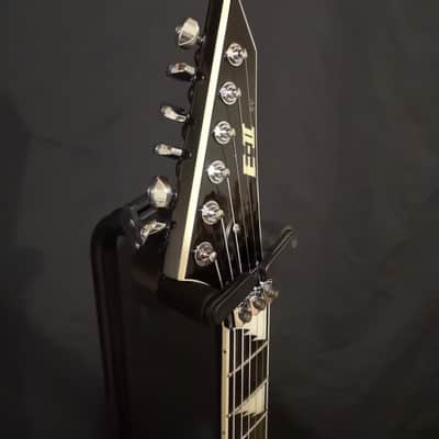 ESP E-II SV Standard Black with White Pinstripes with Hard Case image 6