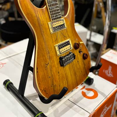 Schecter C-1 Exotic Spalted Maple 2020 - Present - Satin Natural Vintage Burst image 3