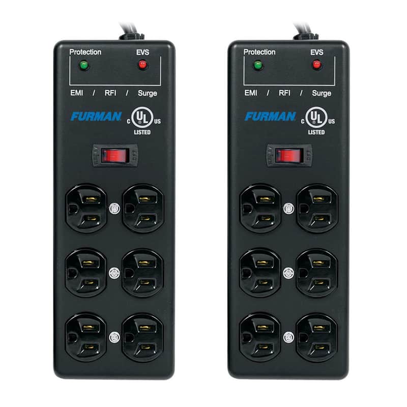 Furman SS-6B-PRO 15' 6-Outlet Surge Protector (2-Pack) Bundle image 1