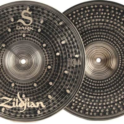 Zildjian 14" S Series Dark Hi-Hat Cymbals (Pair) - Dark image 1