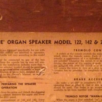 Leslie 122 Rotating speaker amplifier image 9