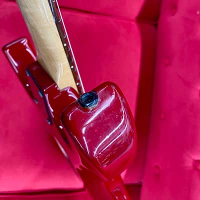 Hamer USA Diablo Electric Guitar 1990's - Transparent Red with Lace Sensors image 13