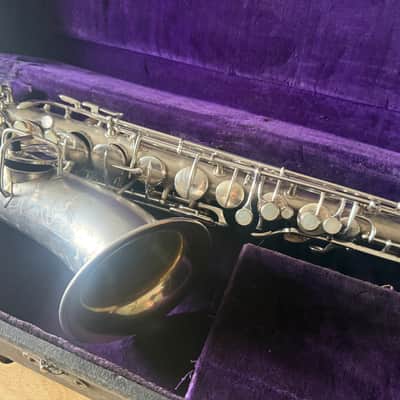 C.G. Conn New Wonder I 1924 - Silver plate gold wash bell image 2