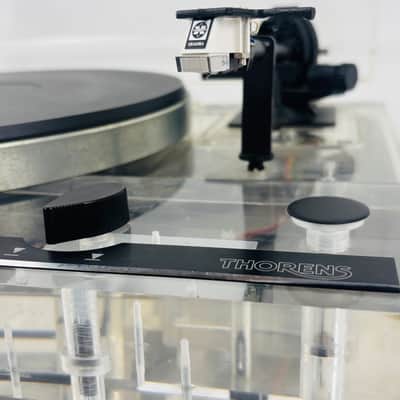 Thorens Phantasie – Rare Transparent Acrylic Turntable – TD 320 Platform, TP 16 Tonearm, Expert/Nagaoka JT322 "Quadra" Cartridge image 6