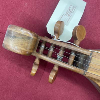 Dulcimer W/ Hearts and Violin Pegs - Natural image 3