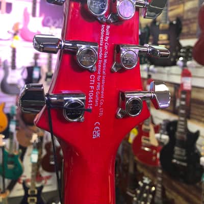 PRS SE Custom 24 Limited Edition Electric with Gigbag - Ruby image 13