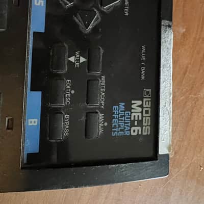 Boss ME-6 Guitar Multiple Effects Pedal 1992 - 1995 - Black and Blue image 2