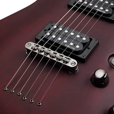 Schecter Omen-6 - Walnut Satin (WSN) (2062) image 5