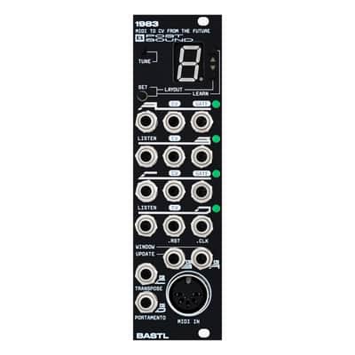 Bastl Instruments 1983 Eurorack CV & Gate to MIDI Module (Black) image 7