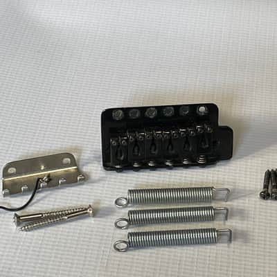 1980's Charvel Jackson Model 1 Black Gotoh G105 6 Post Tremolo Bridge image 1