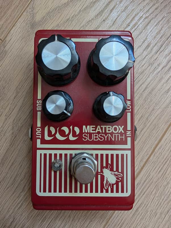 DOD Meatbox Sub Synth Reissue 2010s - Red image 1