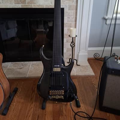 Alembic Europa 6-String Bass 1994, Fretless - Translucent Black image 2