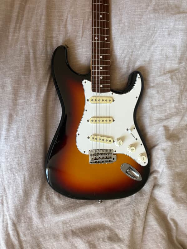 Squier Silver Series Stratocaster 1993 Sunburst MIJ Japan FujiGen image 1