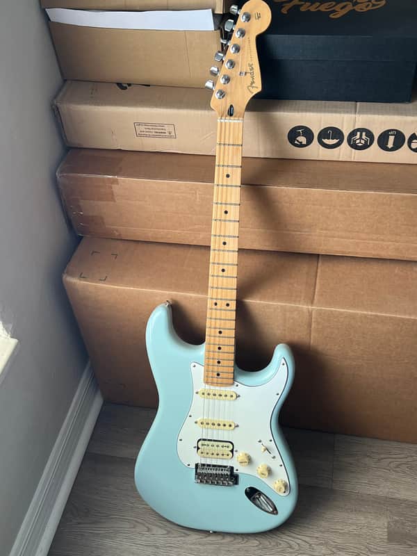 Fender 75th Anniversary Player Stratocaster HSS 2021 - Sonic Blue (FSR) - Special Edition image 1