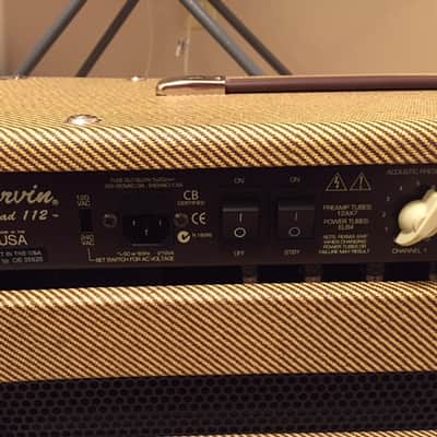 Carvin VT50 Tube Amplifier Head 2016 image 5