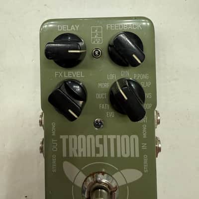 TC Electronic Transition Stereo Digital Delay Echo Rare Guitar Effect Pedal image 2