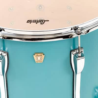 Ludwig Classic Maple Pro Beat PLUS MACH LUG Custom Outfit 9x13 / 16x16 / WITH EXTRA 16x18!/ 12x24" Drum Set - Heritage Blue image 8