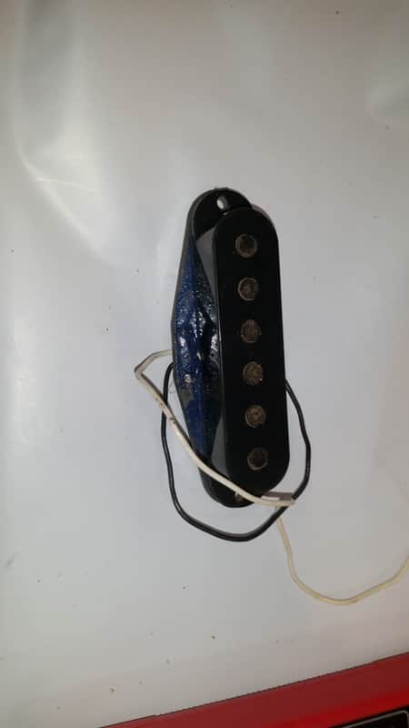 Fender STRATOCASTER Pickup 1980 grey bottom meter read 5.50 image 1