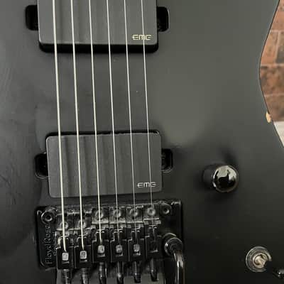 ESP LTD M-400 with EMG Pickups, Rosewood Fretboard 2017 - Black Satin image 5