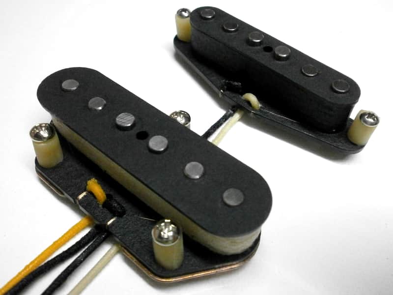 Telecaster Pickups SET David Gilmour Esquire 1955 WORKMATE Vintage Correct Hand Wound Tele Q pickups Fits Fender image 1