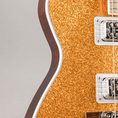 Gretsch G6129T-89 Vintage Select '89 Sparkle Jet with Bigsby 2021, Gold Sparkle image 4