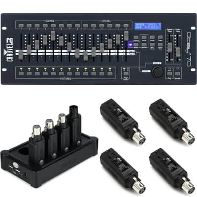 Chauvet DJ Obey 70 384-Ch DMX Lighting Controller with 7 Fixture Wireless System image 2