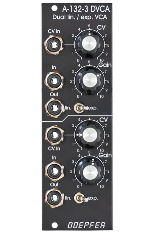 Doepfer A-132-3v dual VCA vintage edition eurorack module. image 1