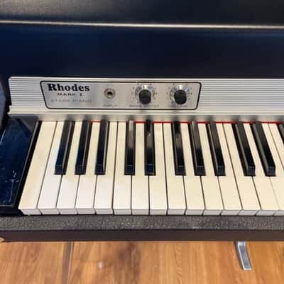 Rhodes Mark I Stage 73-Key Electric Piano 1976 - Black image 7