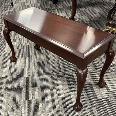 Steinway Model M 5'7" Chippendale Grand Piano 1997 (Restored) - Satin Mahogany image 21
