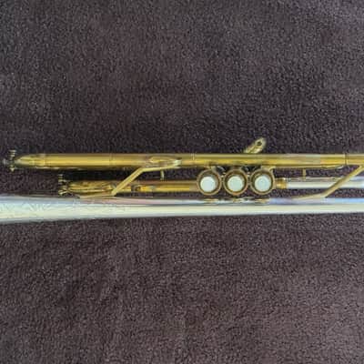 H.N. White King Silvertone Liberty #2 Trumpet 1936 - Sterling Silver and brass image 3