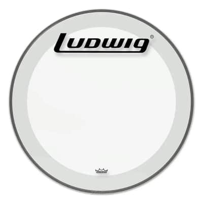Ludwig Clear Bass Drum Resonant Head 24" w/Block Logo