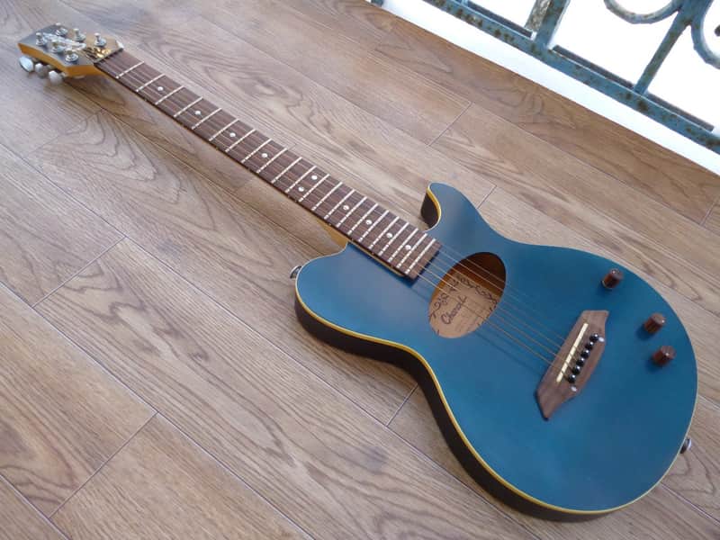Charvel Acoustic CEA-398 TB MIJ 1997 Trans Blue | Reverb